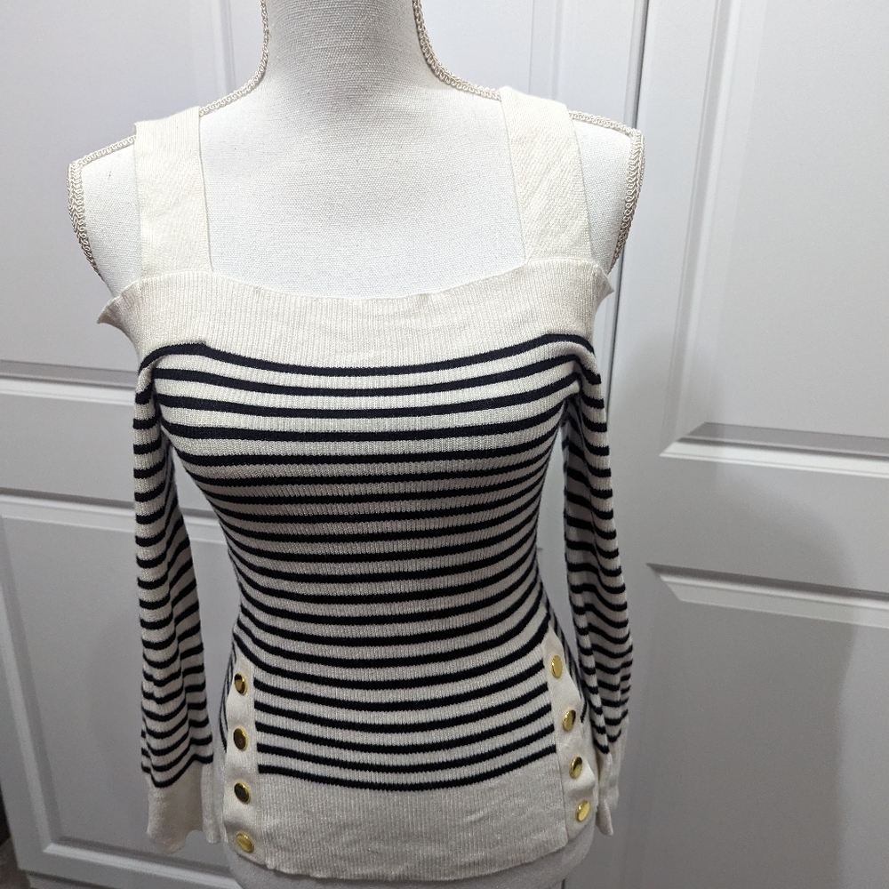 NWOT. Hello sailor! Striped Express sweater